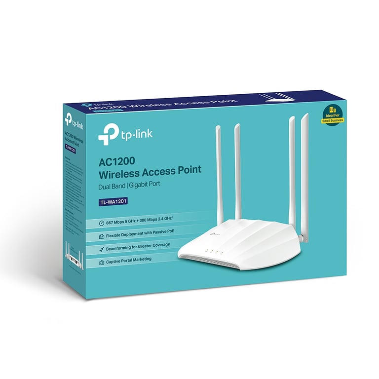 TP LINK TL WA1201 Borne d'accès sans fil Wi Fi Bande double - vue 5