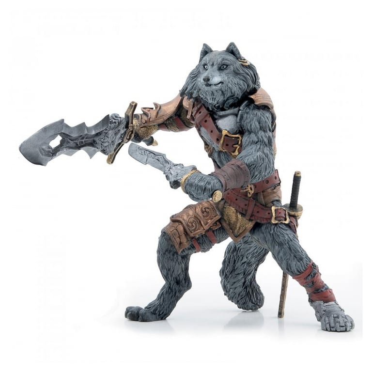 PAPO 36029 Figurine de Loup Mutant Détails Réalistes Neuf