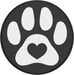 Supporto PopGrip Motivo Proud Parent Furever Friend con adesivo e funzione stand