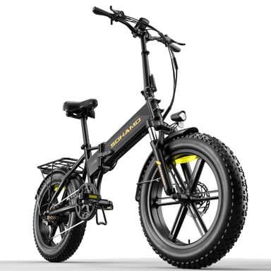 Vélo électrique tout-terrain SOHAMO H5 20'' x 4,0'', batterie amovible 48 V 18 Ah