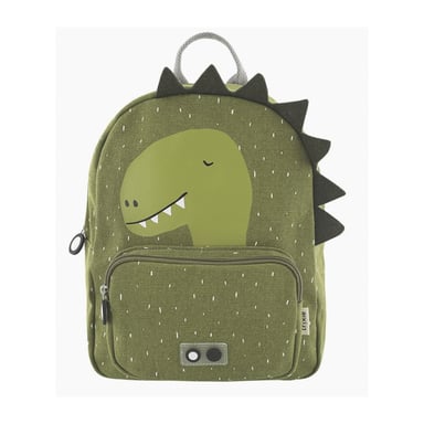Mochila verde Mr Dino para niños - El compañero escolar perfecto