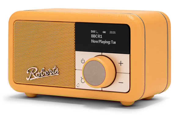 Roberts Radio Revival Petite 2 portatile analogica e digitale giallo