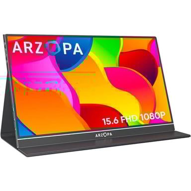 Ecran PC Arzopa 15,6 Full HD IPS avec Haut-parleurs Intégrés