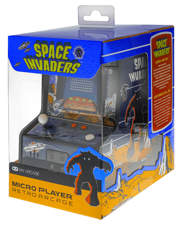Myarcade mini borne d'arcade micro player space invaders - vue 2