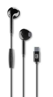 Cellularline 8018080476587 Cuffie cablate per chiamate/musica USB Type-C Nero