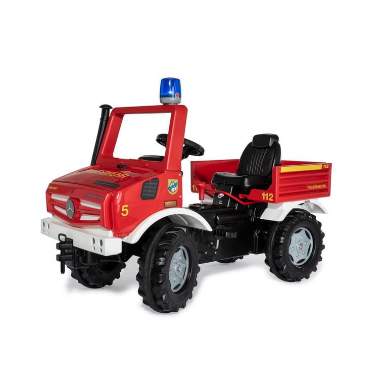 Tracteur à Pédales Rolly Toys Unimog Pompier Édition 2020 Neuf
