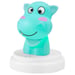 Alecto Hipopótamo Luz LED nocturna SILLY HIPPO Diseño divertido Verde agua