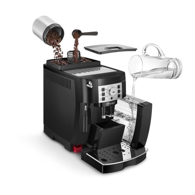 Machine à expresso automatique avec broyeur DELONGHI ECAM22.140.B MAGNIFICA S - Noir - Neuf