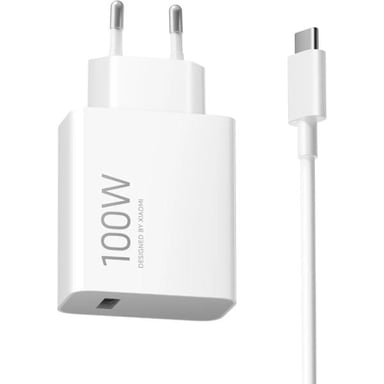 Cargador de Pared Xiaomi 100W Charging Combo (Type-A)- 1xUSB + Cable USB Tipo-C- 100W