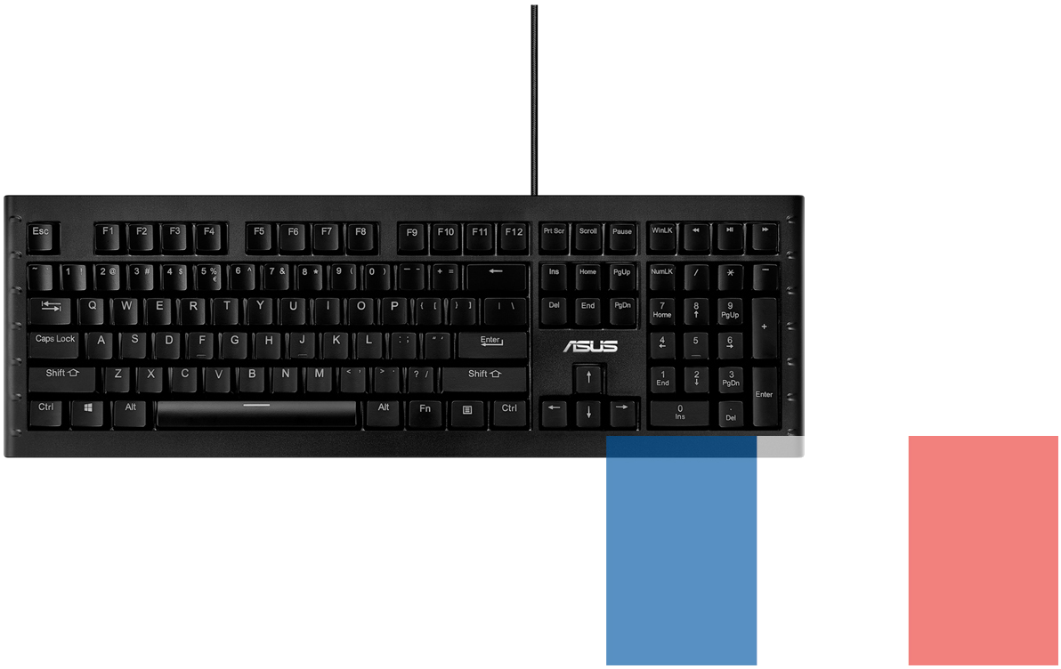 Clavier gamer GK1100 RGB ROG rétro-éclairé