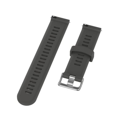 Bracelet de montre en silicone pour Garmin Forerunner 245 Grey 20 mm