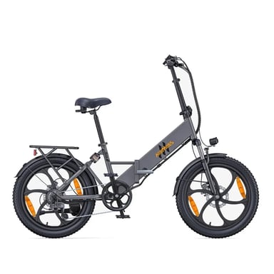Bicicleta Eléctrico Mile 2 | Velocidad Máx 25 km/h | Autonomía 100 km | Motor 250W | Batería 36V 13Ah | Neumáticos de 20 Pulgadas | Gris