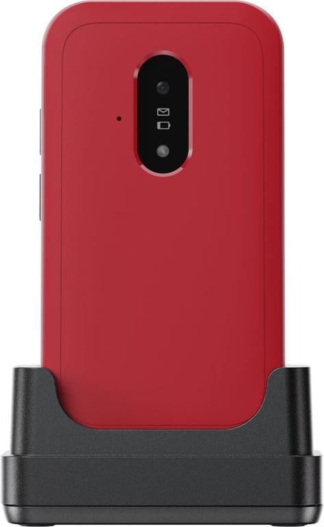 Doro Leva E22 7,11 cm (2.8 ) 127,8 g Rouge, Blanc Téléphone numérique - Neuf