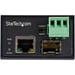 StarTech.com Conversor de Medios Ethernet Industrial de Fibra Multi o Monomodo a Ethernet - SFP a RJ45 - Convertidor - IP30 (IMC100MSFP)