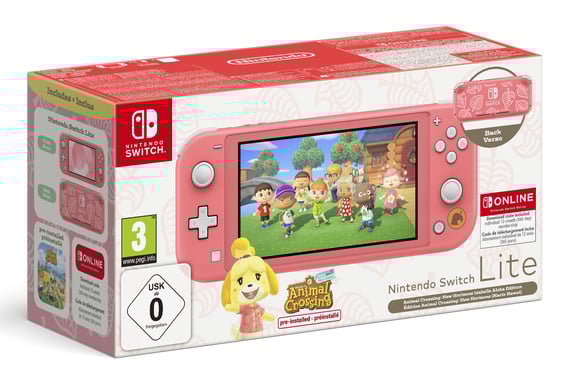 Nintendo NIN10014342 console de jeux portables 14 cm (5.5'') 32 Go Écran tactile Wifi Corail