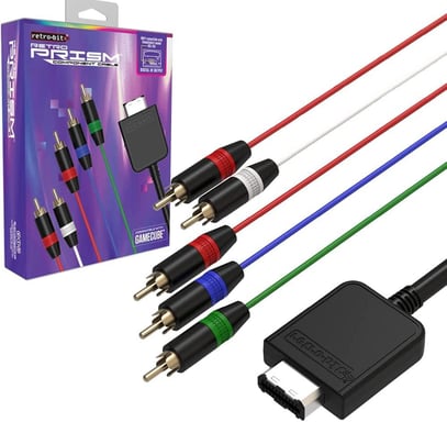 Retro-Bit Prisma Componente Cable GameCube