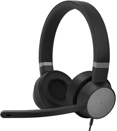 Lenovo Go Wired ANC Casque Avec fil Arceau Car/Home office USB Type-C Noir