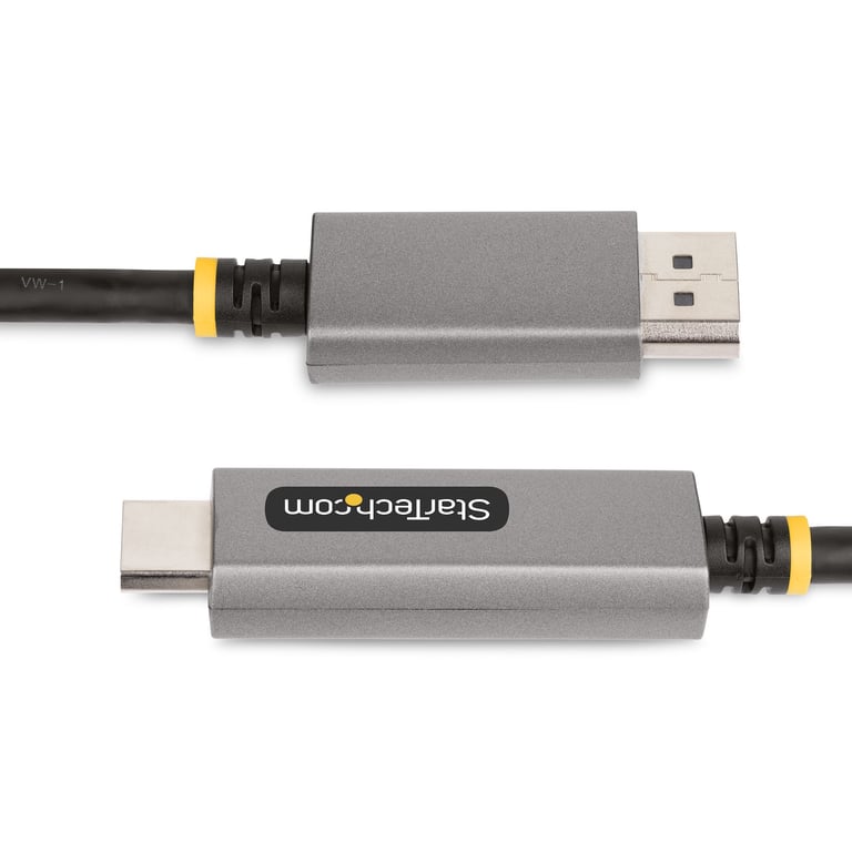 StarTech.com Câble Adaptateur DisplayPort vers HDMI, 8K 60Hz, 4K 144Hz, HDR10, DP 1.4 vers HDMI 2.1 - Convertisseur Vidéo Actif, Adaptateur DisplayPort vers Moniteur HDMI - Cordon DisplayPort vers HDMI M/M - Neuf