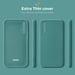 Moozy Minimalist Series Coque en silicone pour Huawei Nova 5T et Honor 20, bleu gris – Finition mate fine et souple en TPU