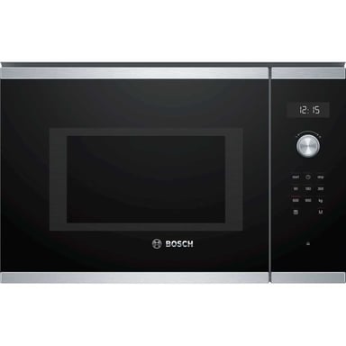 Bosch Micro-ondes encastrable - Série 6 - BFL554MS0 - Noir / Inox - 594 x 388 x 383 cm Noir - vue 3