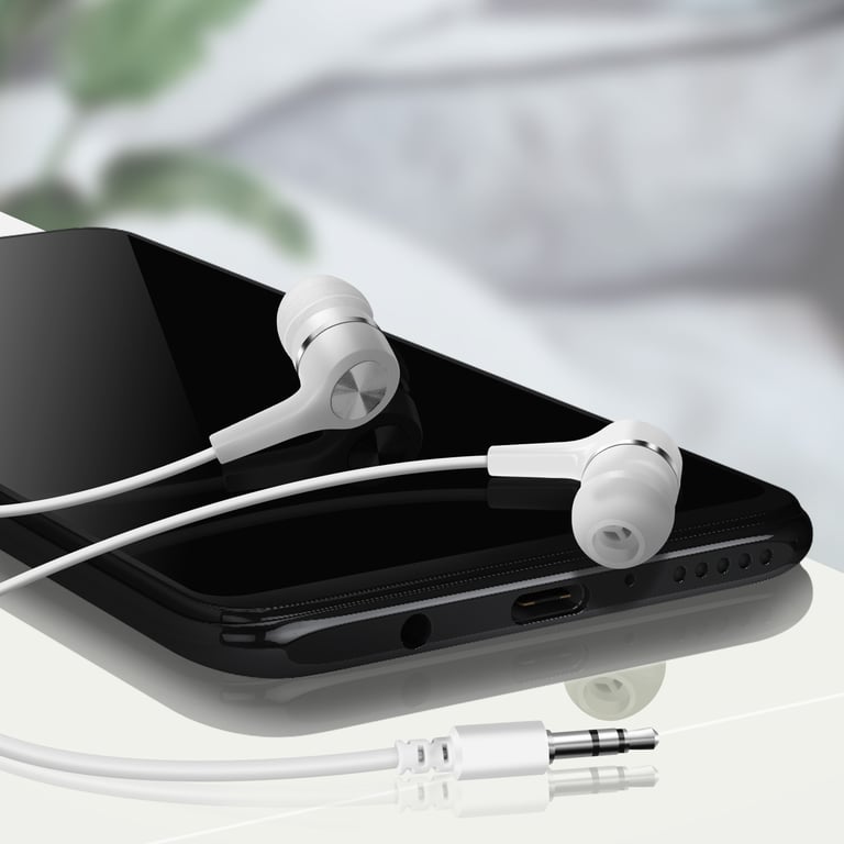 Écouteurs Filaires Jack 3.5 mm Intra auriculaires Son de Qualité Forever Neuf - vue 2