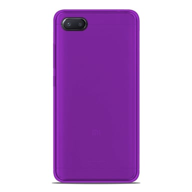 Coque silicone unie compatible Givré Violet Xiaomi Redmi 6A