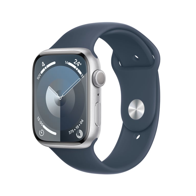 Apple Watch Series 9 45 mm Digital 396 x 484 Pixeles Pantalla táctil Plata  Wifi GPS (satélite) - Apple