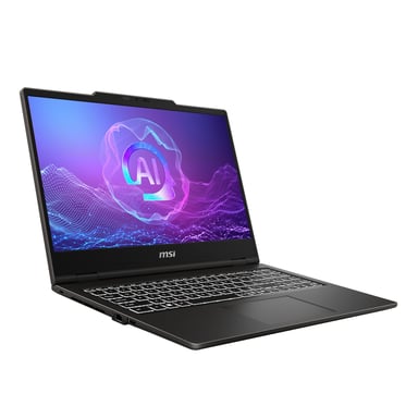MSI VenturePro 15 A2RWFG-449XES Intel Core 7 240H Ordinateur portable 39,6 cm (15.6'') Full HD 32 Go DDR5-SDRAM 1 To SSD NVIDIA GeForce RTX 5060 Wi-Fi 6E (802.11ax) DOS gratuit Gris