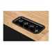 Enceinte Bluetooth 5.0 Thomson WS502 100 W - Boîtier en bois - Façade amovible - Entrée RCA, USB,