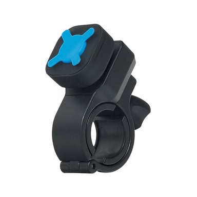 Soporte para smartphone de bicicleta, sistema de montaje universal seguro, ajustable a todos los manillares (18-33 mm) - Negro