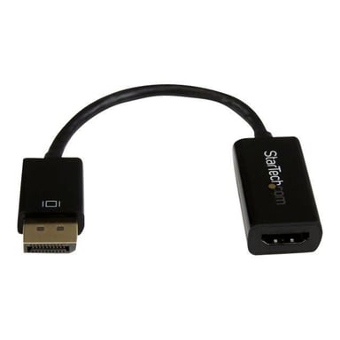 STARTECH.COM Adaptador DisplayPort 1.2 a HDMI 4K activo para ordenadores de sobremesa y portátiles compatibles con DP