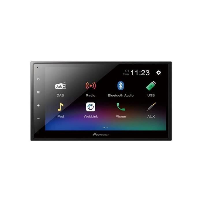 Autoradio PIONEER DMH A340DABDAB USB 2 DIN écran 6 8 capacitif type FLAT Bluetooth DAB+ - vue 4