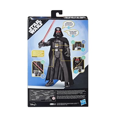 Star Wars Galactic Action Darth Vader, figura elettronica di 30 cm, giocattolo per bambini, a partire dai 4 anni di età