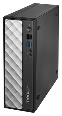 MEDION AKOYA T80 Intel® Core™ i5 i5-12450H 8 Go DDR4-SDRAM 512 Go SSD Windows 11 Home Mini PC Noir