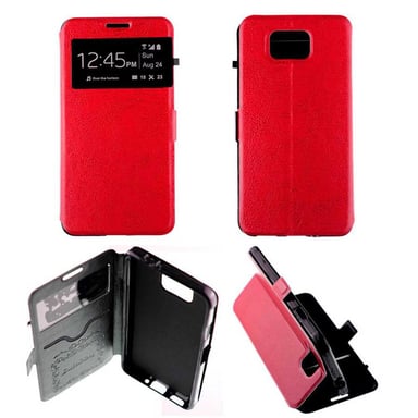 Etui Folio Rouge compatible Samsung Galaxy Alpha