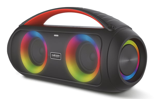 Haeger Cool Boom Enceinte portable stéréo Noir 40 W - Neuf