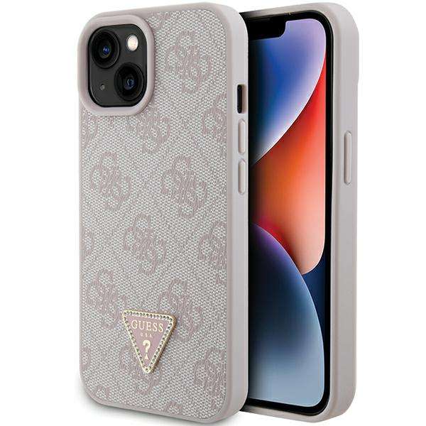 Coque pour Apple iPhone 15 Triangle Strass 4G Guess - vue 4