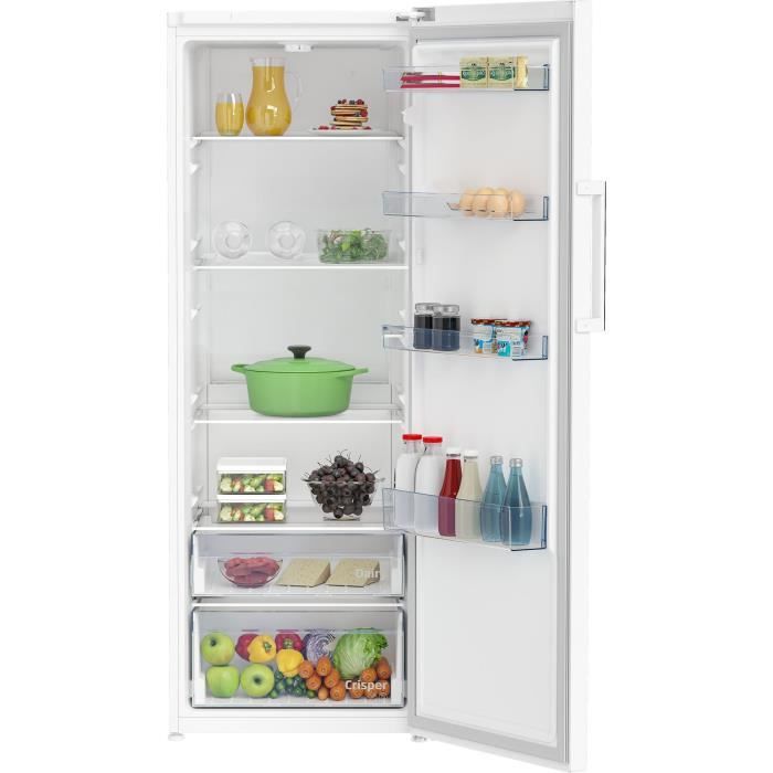 Réfrigérateur Monoporte Beko RSSE415M41WN – 367 L, Froid Statique, Classe E - vue 3