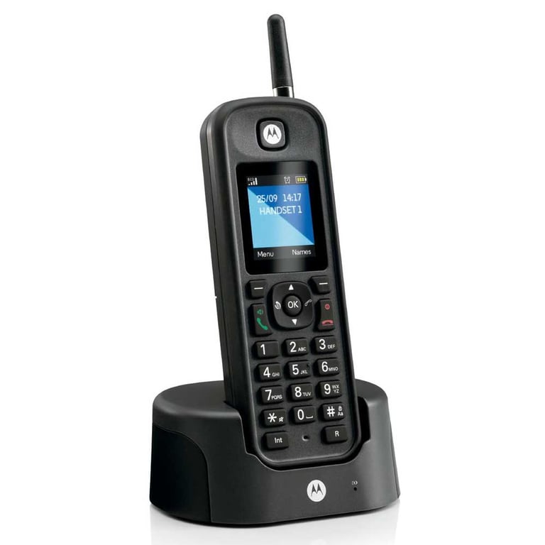 Motorola O201 Telefono DECT Identificatore di chiamata Nero - vue 2