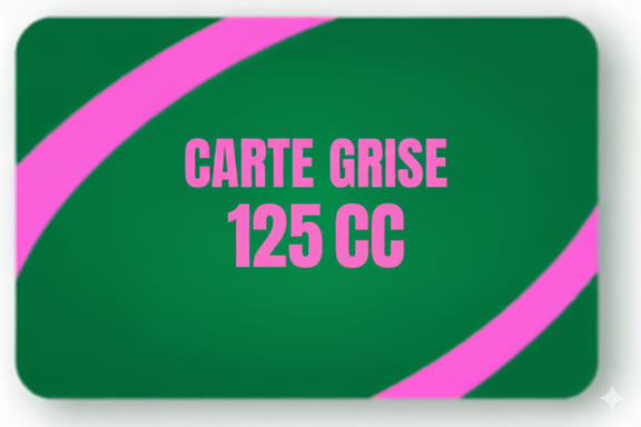 Carte Grise 125cc