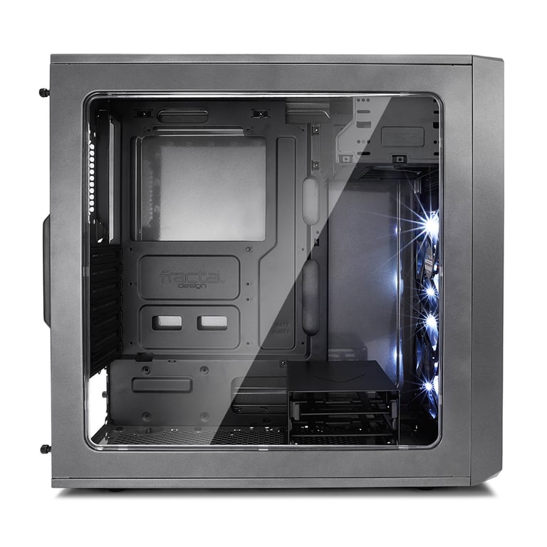 FRACTAL DESIGN BOITIER PC Focus G Moyen Tour Verre trempé Format ATX FD CA FOCUS BK W - vue 7