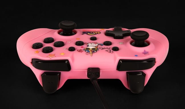 Mando de juegos con cable para Nintendo Switch Konix Be Funky Unicorn