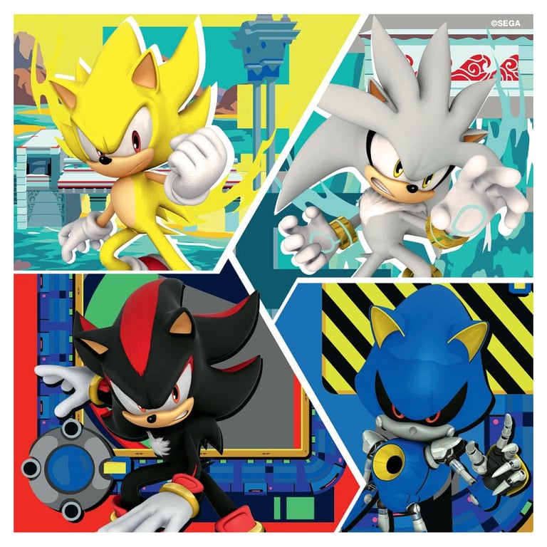 Puzzles 3x49 pièces : Sonic Ravensburger France - vue 6