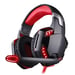 Gaming USB Computer Headset 7.1 Surround LED Control Buttons Red YONIS