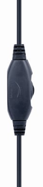 Gembird GHS-05-R casque Avec fil Arceau Gaming Noir, Rouge