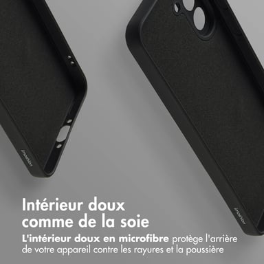 imoshion Coque Couleur avec MagSafe pour Samsung Galaxy A56 - Noir