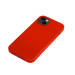 Coque antichoc en gel de silicone doux pour Apple iPhone 14 Plus, Rouge Ardent