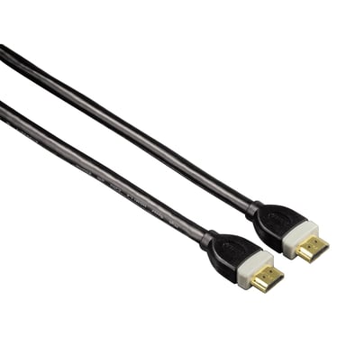 Câble HDMI haute vitesse, Ethenet, Or, Double blindage, Noir, 1,80m