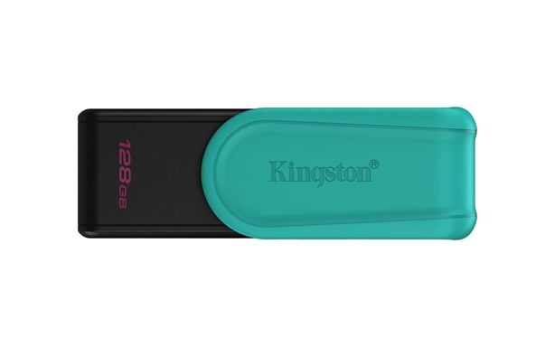 Kingston Technology DataTraveler 128GB Portable USB 3.2 Gen 1 Exodia S (Nero/Turchese)