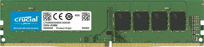 Crucial 4 Go (1 x 4 Go) DDR4 2666 MHz C19 (x8)